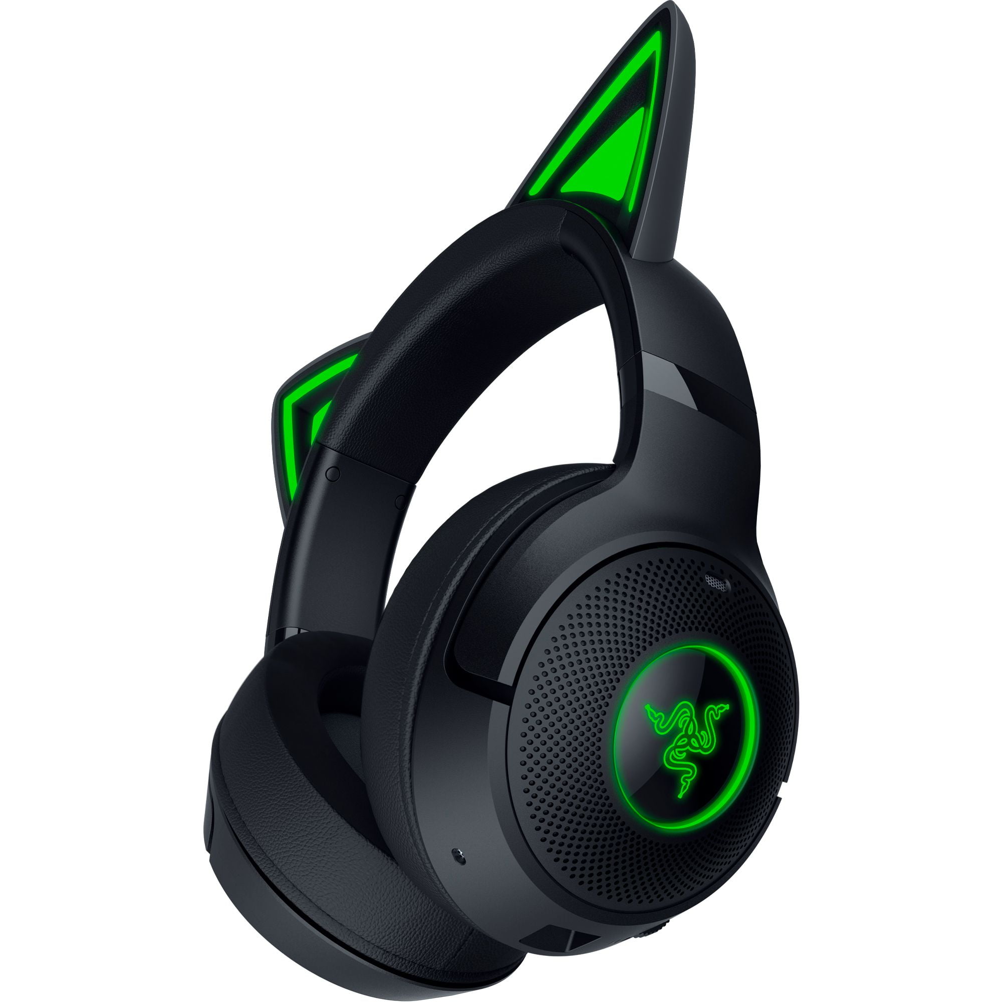 Razer Kraken Kitty V2 Wireless Bluetooth Headset for PC with RBG Kitty Ears, Black
