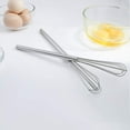 thumbnail image 2 of 2 Pack Mini Slim Whisks, 10 inch Stainless Steel Small Whisks Tiny Balloon Wire Whisk for Cooking Milk Egg Baking Blending Whisking Beating Stirring, 2 of 7