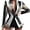 White, variant on Vedolay Women's Blazer jackets Casual Blazer Jackets for Women 2023 Long Sleeve Open Front Button Jacket,Brown M