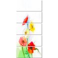 thumbnail image 2 of Still Life Colored Gerbera Flowers - Large Floral Canvas Art Print, 2 of 3