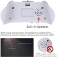 thumbnail image 4 of PS5 - Wireless Bluetooth Game Chatpad Keyboard, 47 Keys Keypad - Built-In Speaker &3.5mm Headset Audio Jack Compatible with DualSense Controller, 4 of 4
