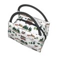 thumbnail image 5 of Vsdgher Camping Caravan 2 Print Insulated Reusable Bags with Sturdy Zipper and Handles, Foldable Totes for Hot or Cold Food Bring or Delivery, 5 of 8