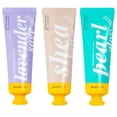 thumbnail image 1 of AvryBeauty Juego de trío de manteca de karité 1.5 oz. - Paquete de 3 lociones de manteca de karité para pieles secas, crema de manos vegana para mujeres y hombres, 1 of 1