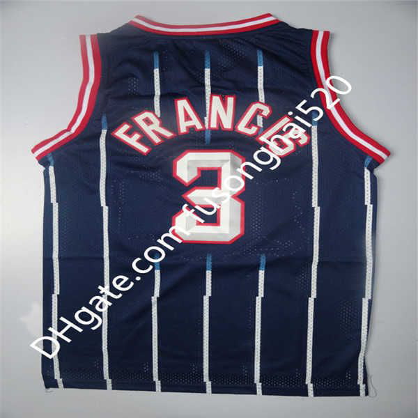 Steve Francis Rockets black and red jersey