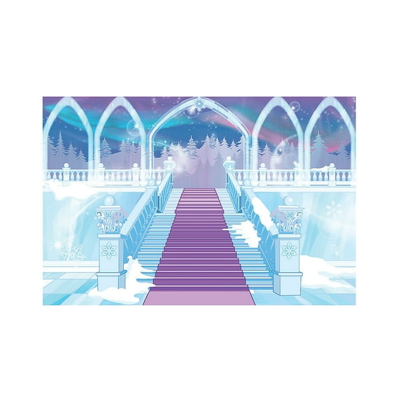 Winter Princess Backdrop Banner - Party Decor - 3 Pieces