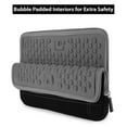 thumbnail image 6 of Microsuede Scratch Resistant Shock Absorbing Bubble Padded Sleeve Case for Asus Chromebook C425, HP Envy 13, MSI Summit E13, 6 of 7