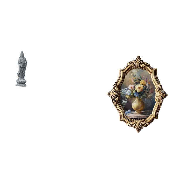 Estatua de Guan Yin,Estatua de Guan Yin para decoración del hogar.,Marco de fotos,Marco de fotos Decoración del hogar Exhibición de fotos,Marco de fotos de resina con diseño vintage.