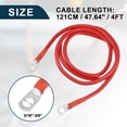 thumbnail image 3 of Car Marine Battery Inverter Cable 5/16"-3/8" 4ft Battery Copper Wire Red, 3 of 7