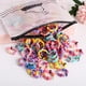 thumbnail image 3 of 100 unidades de pequeñas bandas elásticas para el cabello de colores para niñas, coleteros, diademas, accesorios para el cabello, 3 of 8