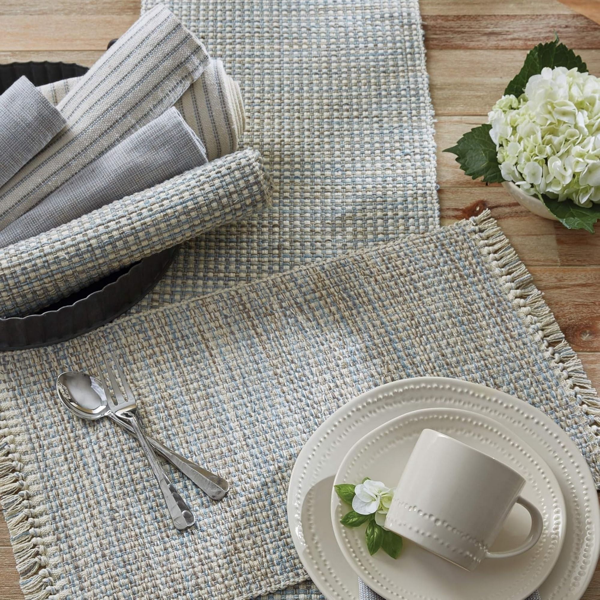 Park Designs Beige Sandy Shores Table Runner 36"L
