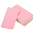 thumbnail image 1 of Unique Bargains 3.5' x 2' Blank Paper Business Cards, 90 Pack Small Index Flash Cards Words Message Note Card, Pink, 1 of 7