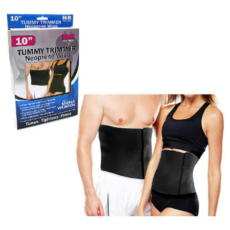 Adjustable Men Women Waist Tummy Tuck Trimmer Slimming Nylon Neoprene Wrap Belt /  Exercise Band Workout