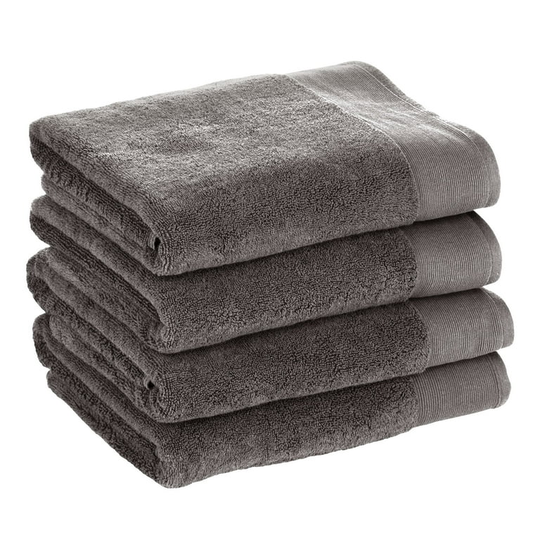  Nate Home by Nate Berkus 100% Cotton Terry 6-Piece Bath Towel  Set  2 Bath Towels, Hand Towels, and Washcloths, 608 GSM, Ultra Soft,  Absorbent for Bathroom from mDesign - Set/6