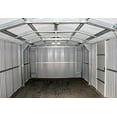 thumbnail image 5 of Duramax Strength Durable Galvanised Steel Metal Garage 39.4" x 68.9", Light Gray, 5 of 7
