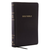 KJV, Reference Bible, Personal Size Giant Print, Bonded Leather, Black, Red Letter Edition, (Hardcover)