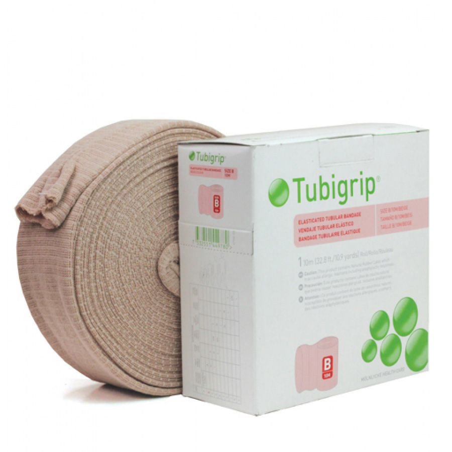 Tubigrip Elasticated Tubular Bandage ''Natural, Size J, 10 Yds, 1 Count