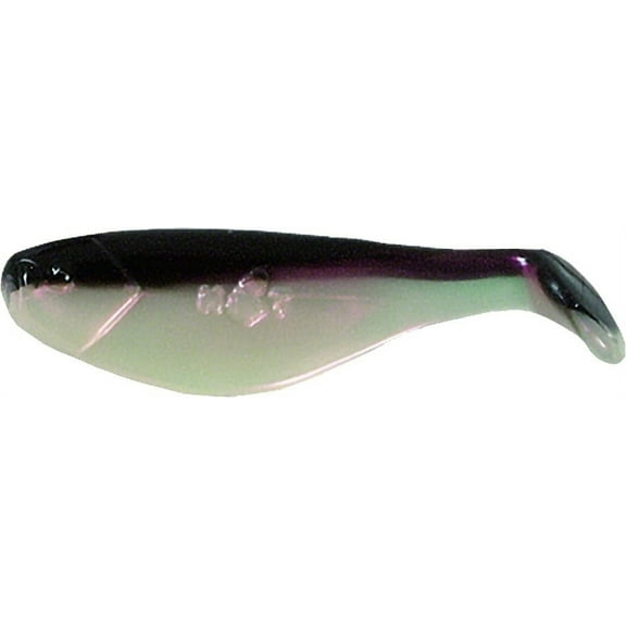 Mister Twister 3" Sassy Shad Softbait, Pearl Black