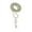 Silver-Tone,2mm, variant on Polished Lever Lock Key Pendant w/2mm 24" Rope Chain Necklace, Gold-Tone