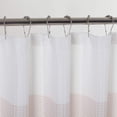 thumbnail image 5 of Dainty Home Waffle Weave Ombre Stripe Shower Curtain With 12 Hooks, 70 x 72 In Blush, 5 of 7