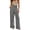 Gray, variant on Women's High Waisted Wide Leg Dress Pants Tie Waist Paperbag Pleated Business Casual office Work Trousers Flowy Elegant Loose Fit Slacks with Pockets White