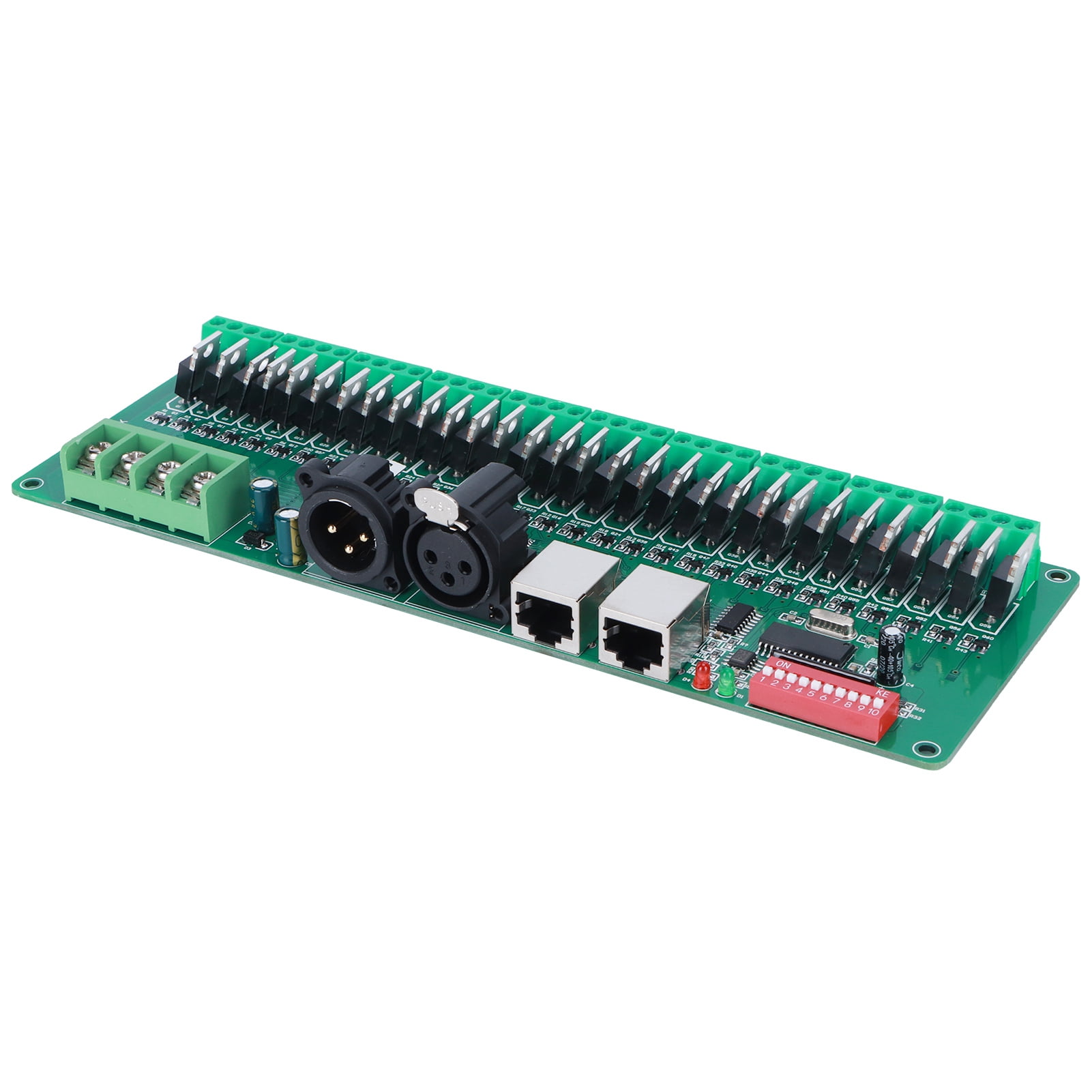 LED Controller Decoder, Aluminum DMX512 Constant Decoder Lighting Accessories 30 Channel  For LED Strip Light For Bar Stage