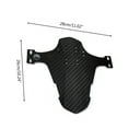 thumbnail image 5 of Necvior 2Pcs Bicycles Mudguard Set for 26" 27.5" 29" Bike Rear & Front Mudguard 2Pcs Mountain Bike Mudguards, Bike Fenders, Carbon Fiber Mud Guard Front & Rear, 5 of 10