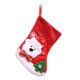 thumbnail image 2 of Calcetines navideños de tela no tejida, rojos para colgar en Navidad Oso, 2 of 8
