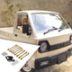 thumbnail image 2 of Ounissouiy Varilla de enlace de dirección ajustable para coche de control remoto, aleación de aluminio, para WPL 1/16 C14, coche de control Kits de construcción modelo Oro, 2 of 6