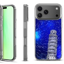 For iPhone 17 Pro Shockproof Protective Phone Case, by OneToughShield - Tower of Pisa
