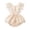 Beige2, variant on Baby Girls Boho Lace Romper Dress Ruffle First Birthday Outfit Photo Jumpsuit Bodysuit Cottonblend Soft Breathable,Color:Beige