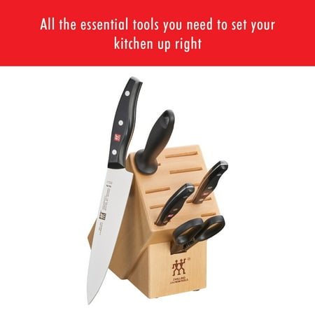 ZWILLING TWIN Signature 6-pc Knife Block Set - Black