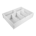 thumbnail image 4 of OUNONA  Change Storage Box Bins Organiser Clear Boxes for Office White, 4 of 7