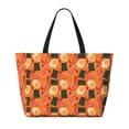 thumbnail image 2 of Fotbe Ramen Noodle Soup Bolsa de Viaje para Playa - Resistente al Agua, Bolsa Tote de Gran Capacidad y Ligera con 7 Bolsillos para Mujeres y Hombres, 2 of 7