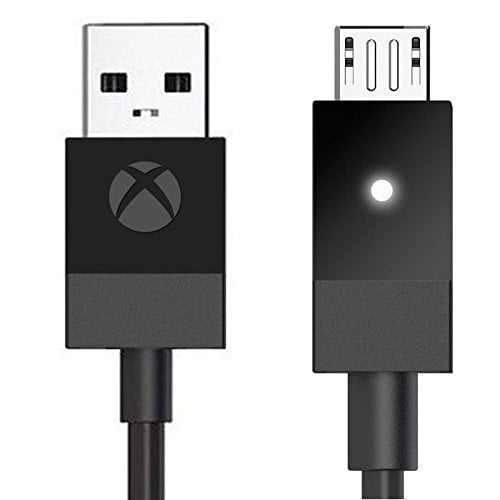 Microsoft Xbox One Controller Cable USB Charging With Light 9ft