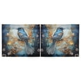 thumbnail image 2 of Bird Watercolor Kitchen Curtains Half Tier Curtain 2 Rod Pockets Bathroom Bedroom Cupborad Living Room 27"x24", 2 of 7