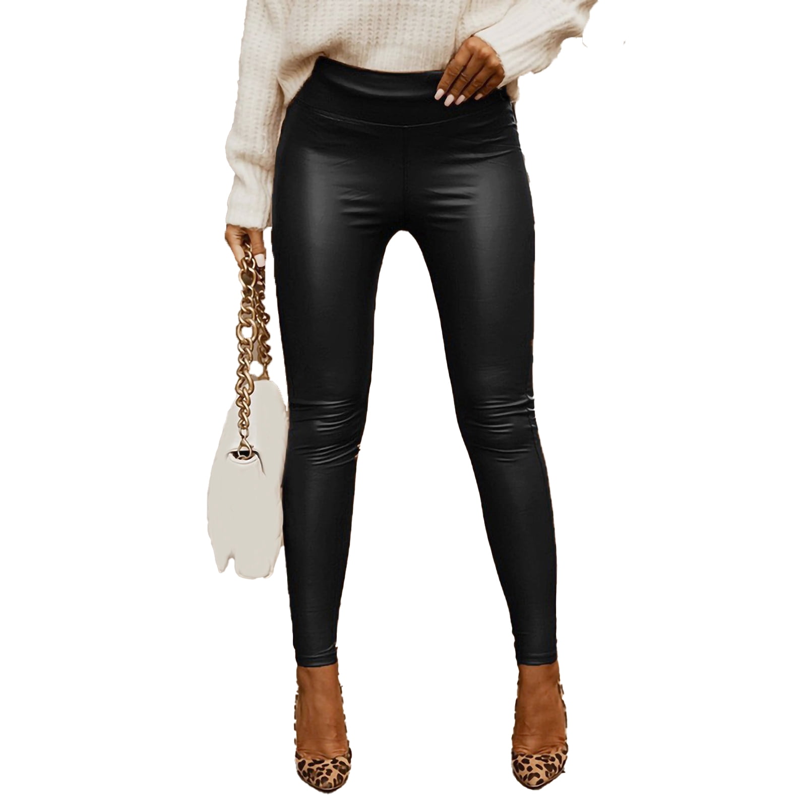 HOFY Women Pants,Solid Color Skinny 