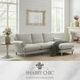 thumbnail image 2 of Lela Sofa Light Gray Linen Upholstered Sinuous Spring, 2 of 9