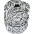 thumbnail image 2 of EPOTOOR 5/8 Inch by 200 Feet 12 Carrier 24 Strand Polyester Arborist Rope White & Black, 2 of 6
