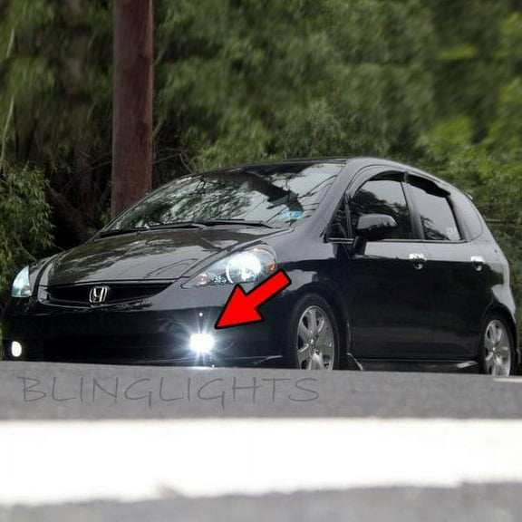 For 2007 2008 Honda Fit Sport Xenon Fog Lamps Driving Lights Foglamps Foglights Kit