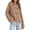 (New26)Khaki, variant on Women's Asymmetric Button Cardigan Fall Winter Trendy Chunky Knit Sweater Coat Casual Long Sleeve Loose Fit Crewneck Outerwear