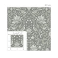 thumbnail image 6 of NextWall Grey Vintage Bird Ogee Peel and Stick Wallpaper - 20.5 in. W x 9 ft. L Roll, 6 of 6