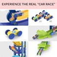 thumbnail image 2 of Coche De Juguete Deslizante Inercial Rail Car Racing Car Interacción Entre Padres E Hijos Coordinación Mano-Ojo Vogacara FN002754-00, 2 of 6
