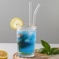 thumbnail image 4 of Reusable Glass Straws Clear Drinking Straw for Hot/Frozen Drinks, Cocktail Smoothies Tea Milkshakes, 4 of 7