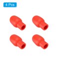 thumbnail image 3 of Drum Mute Drumstick Silent Tip Drum Dampener Silicone Rubber Practice Percussion Tips Protectors Mute Red 4 Pack, 3 of 6