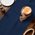 thumbnail image 3 of Navy Blue Cute Gourd Table Runner 72 Inches, Geometric Modern Abstract Art Bed Runner Dresser Scarves Tabletop for Indoor Outdoor Parties/Ceremony/Banquet, 14" x 72", 3 of 9