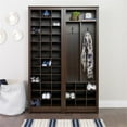 thumbnail image 4 of Pemberly Row Canada Armoire à Chaussures 36 Compartiments en Espresso Riche, 4 of 5