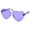 Purple, variant on grinderPUNCH Womens Heart Brown Color Tone Monoblock Adult Sunglasses for Men and Women
