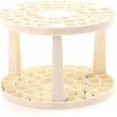 thumbnail image 2 of 49 Hole Plastic Pencil Brush Holder Multi Bin Organizer - Desk Stand Holding Rack For Markers, 2 of 4