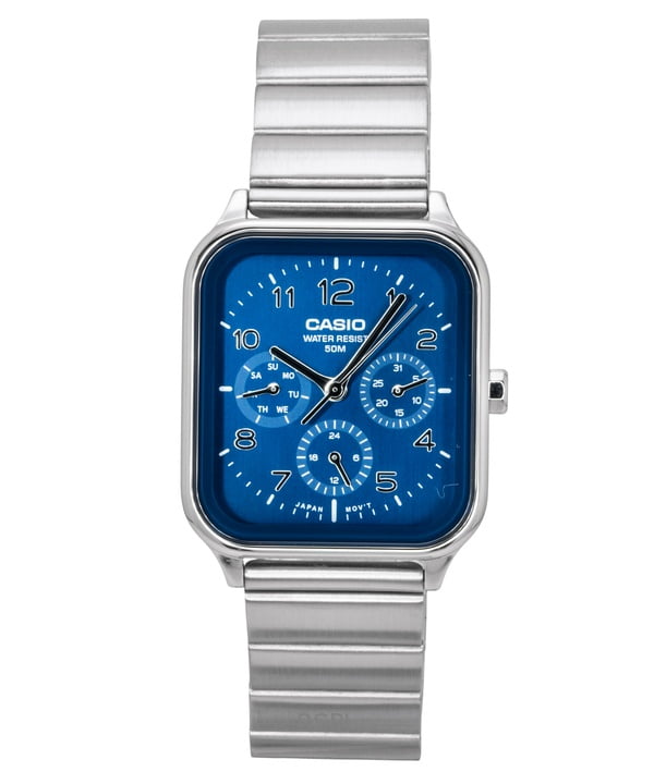 Casio Men's Standard Analog Quartz Watch with Moon Phase, Black