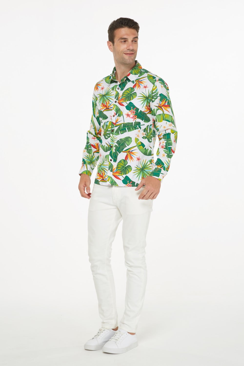 Hawaii Hangover Men's Hawaiian Long Sleeve Shirt Aloha Shirt